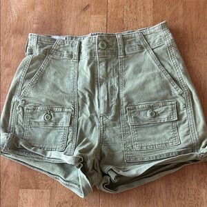 American Eagle Outfitters Olive Cargo Shorts
